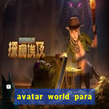 avatar world para imprimir e colorir